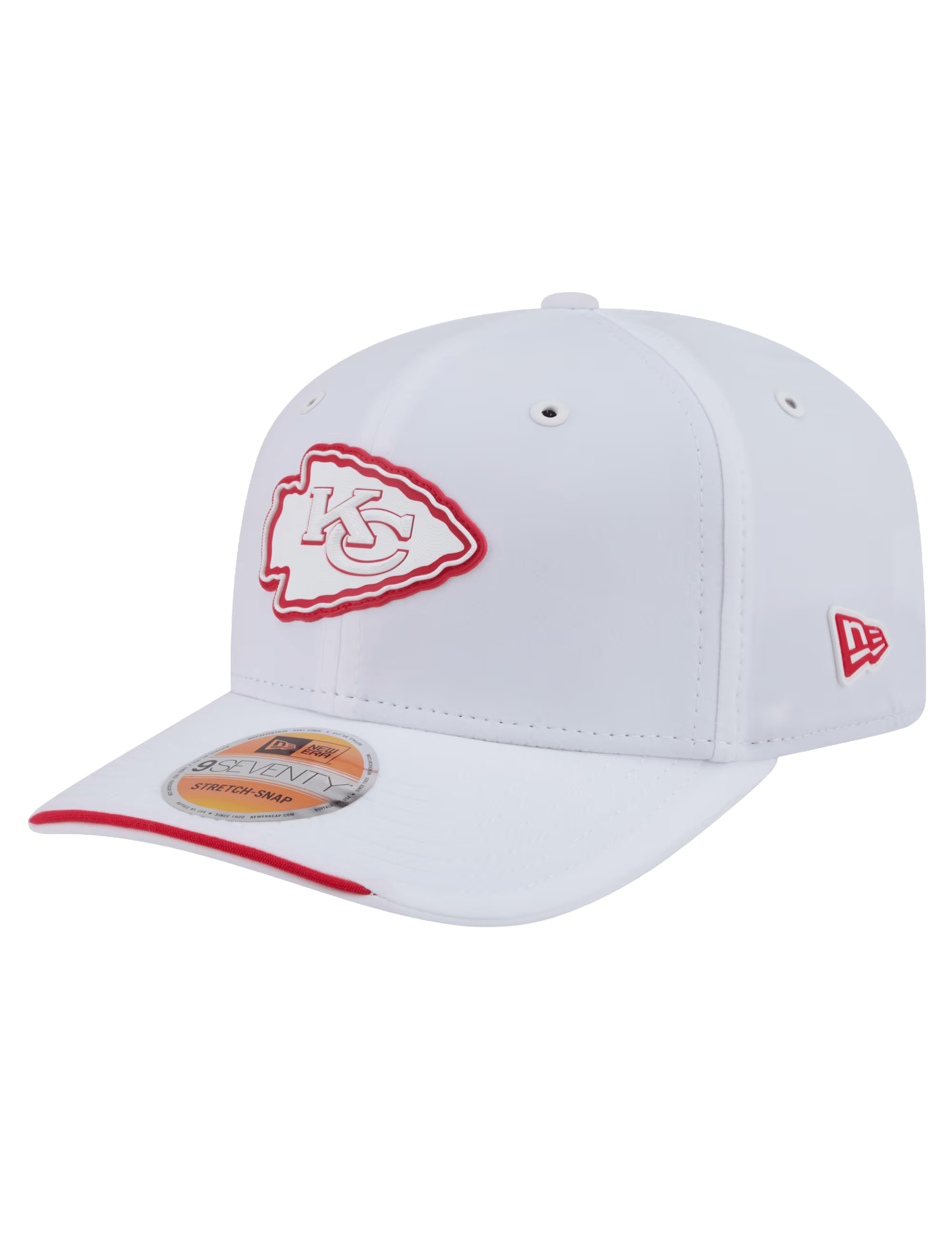 New Era Caps OSFM Kansas City Chiefs New Era NFL 26 Sideline Alt 9SEVENTY Stretch-Snapback Hat - White