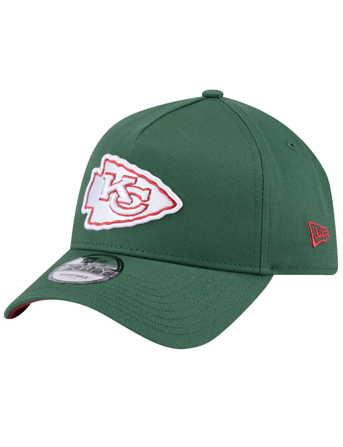 New Era Caps Kansas City Chiefs New Era NFL Cilantro 9FORTY A-Frame Snapback Hat