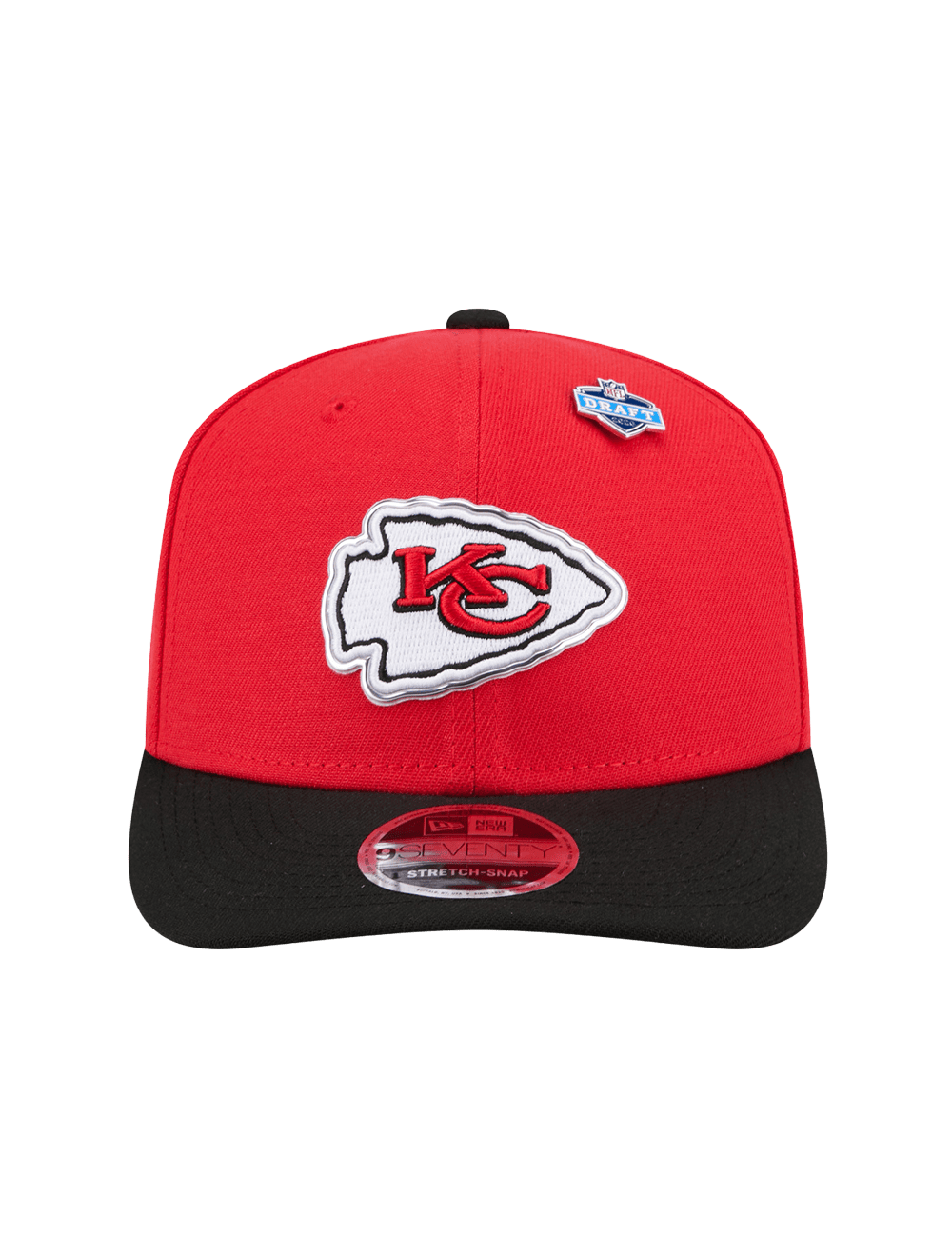 New Era Caps OSFM Kansas City Chiefs New Era NFL Draft 26 9SEVENTY Stretch-Snapback Hat