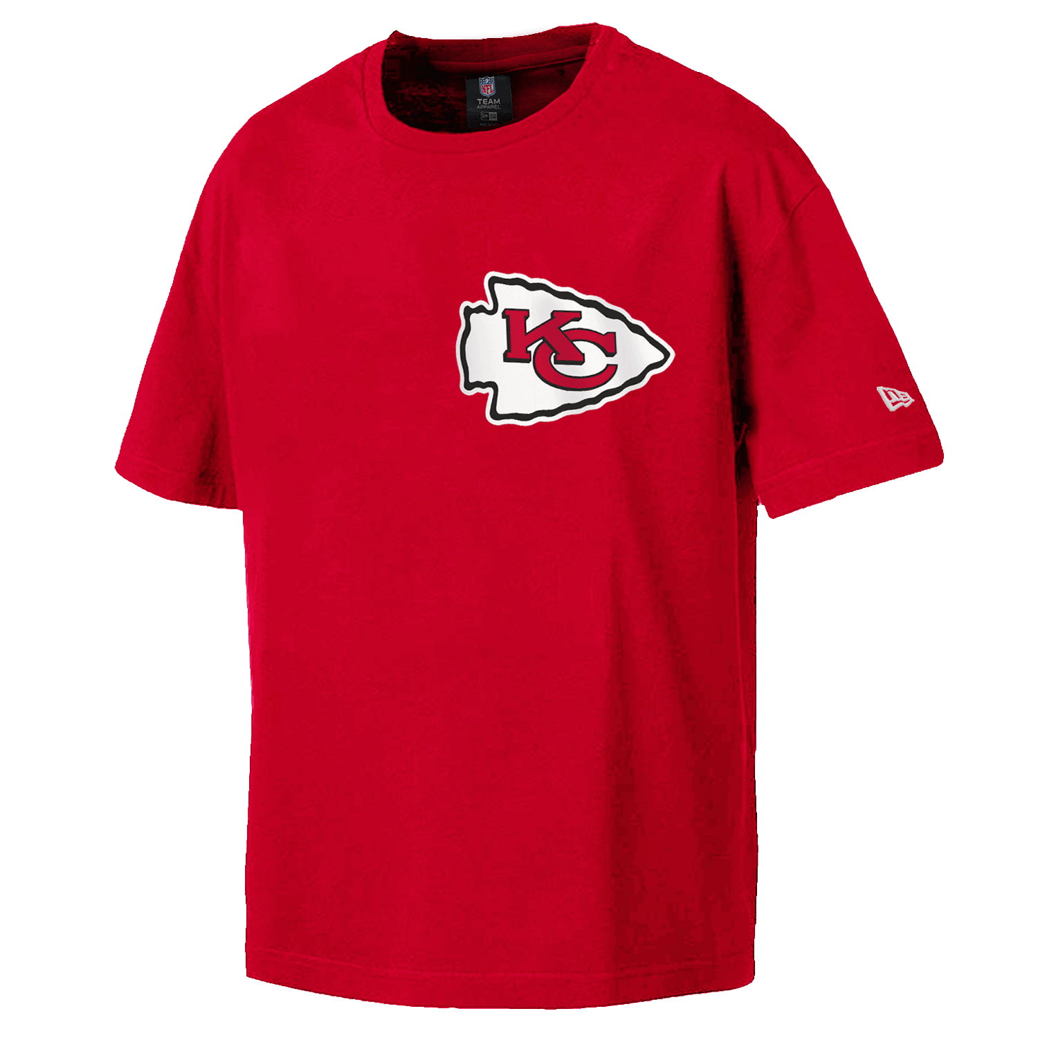 New Era T-Shirts Kansas City Chiefs New Era NFL Logo Select Oversized T-Shirt - Red