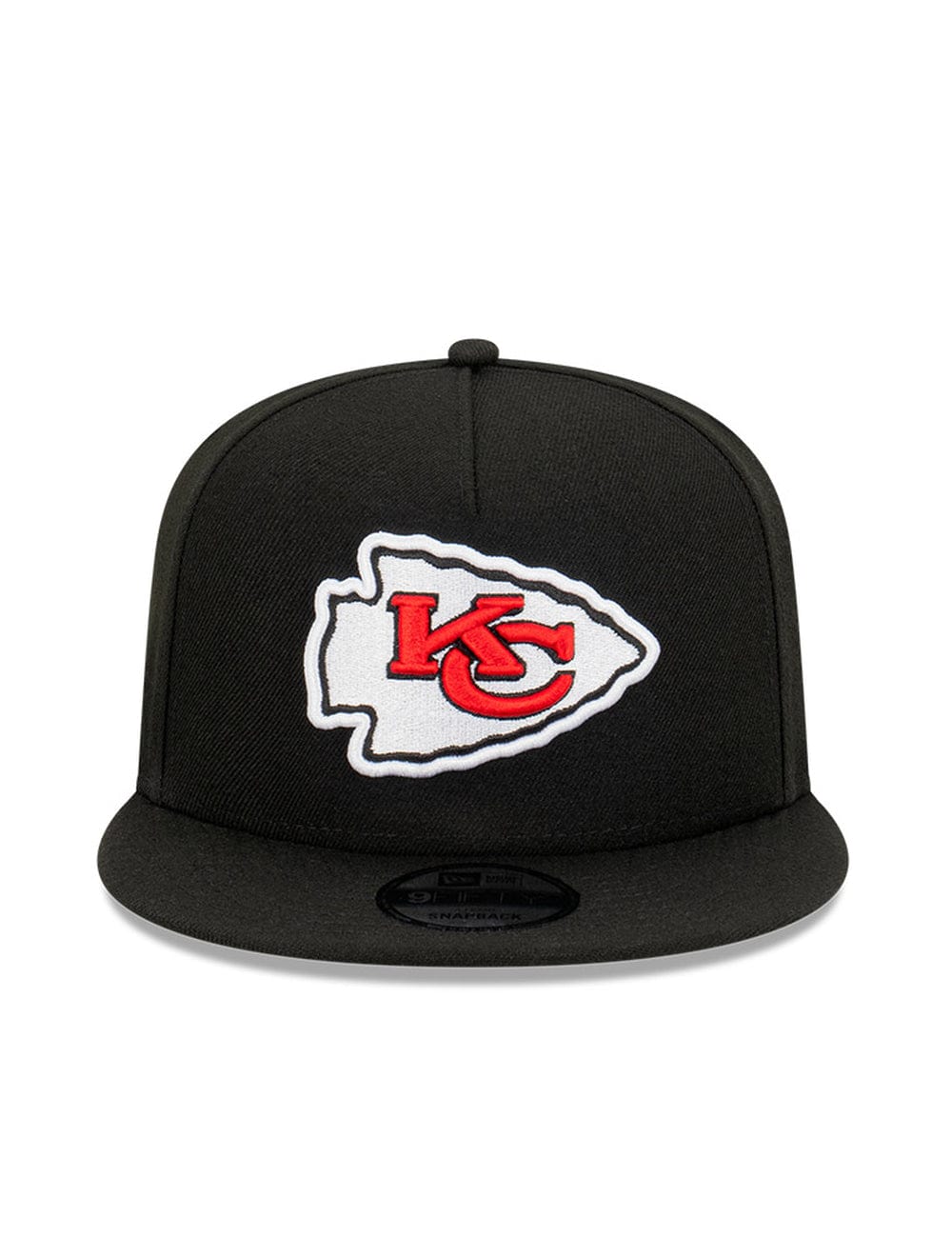 New Era Caps Kansas City Chiefs New Era NFL Team 9FIFTY A-Frame Snapback Hat - Black