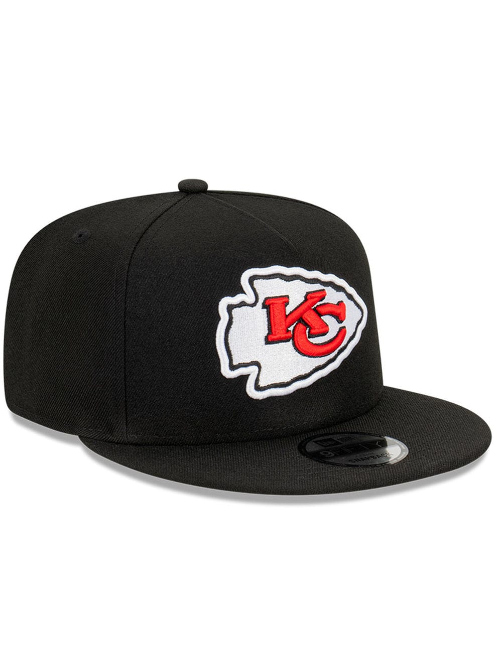New Era Caps Kansas City Chiefs New Era NFL Team 9FIFTY A-Frame Snapback Hat - Black