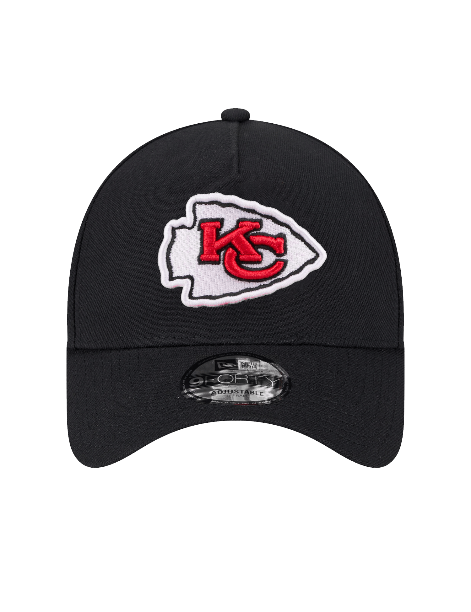 New Era Caps Kansas City Chiefs New Era NFL Team 9FORTY A-Frame Snapback Hat - Black