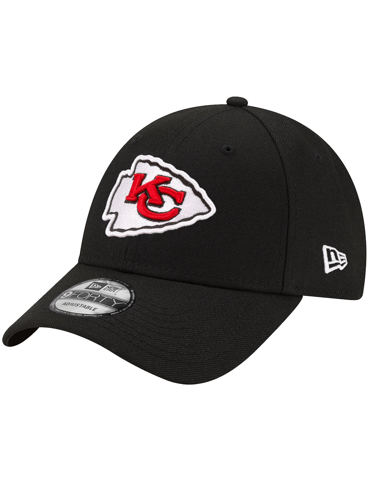 New Era Caps Kansas City Chiefs New Era NFL Team 9FORTY Strapback Hat - Black