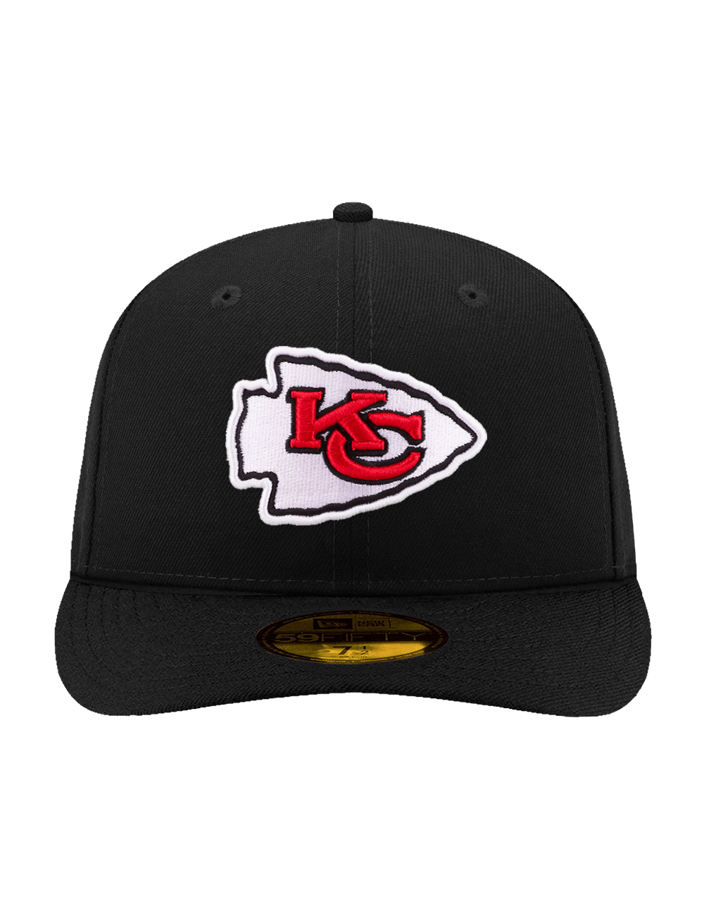 New Era Caps Kansas City Chiefs New Era NFL Team Pre-Curved 59FIFTY Fitted Hat - Black