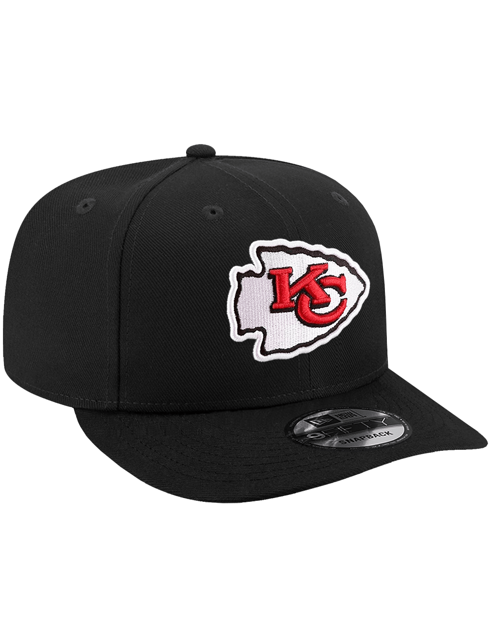 New Era Caps OSFA Kansas City Chiefs New Era NFL Team Pre-Curved 9FIFTY Snapback Hat - Black