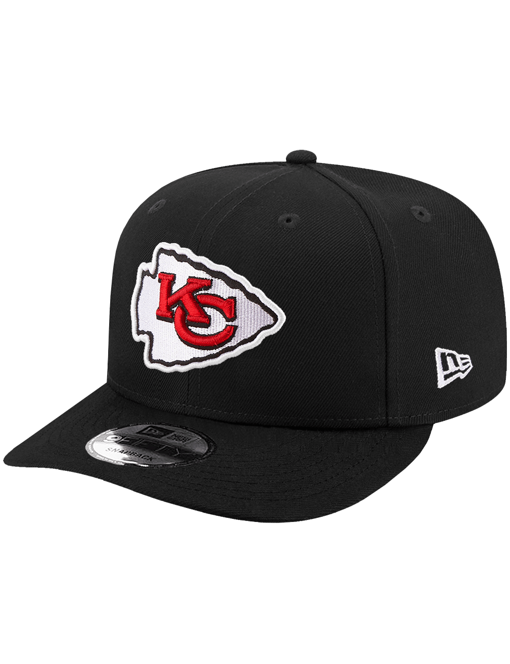 New Era Caps OSFA Kansas City Chiefs New Era NFL Team Pre-Curved 9FIFTY Snapback Hat - Black
