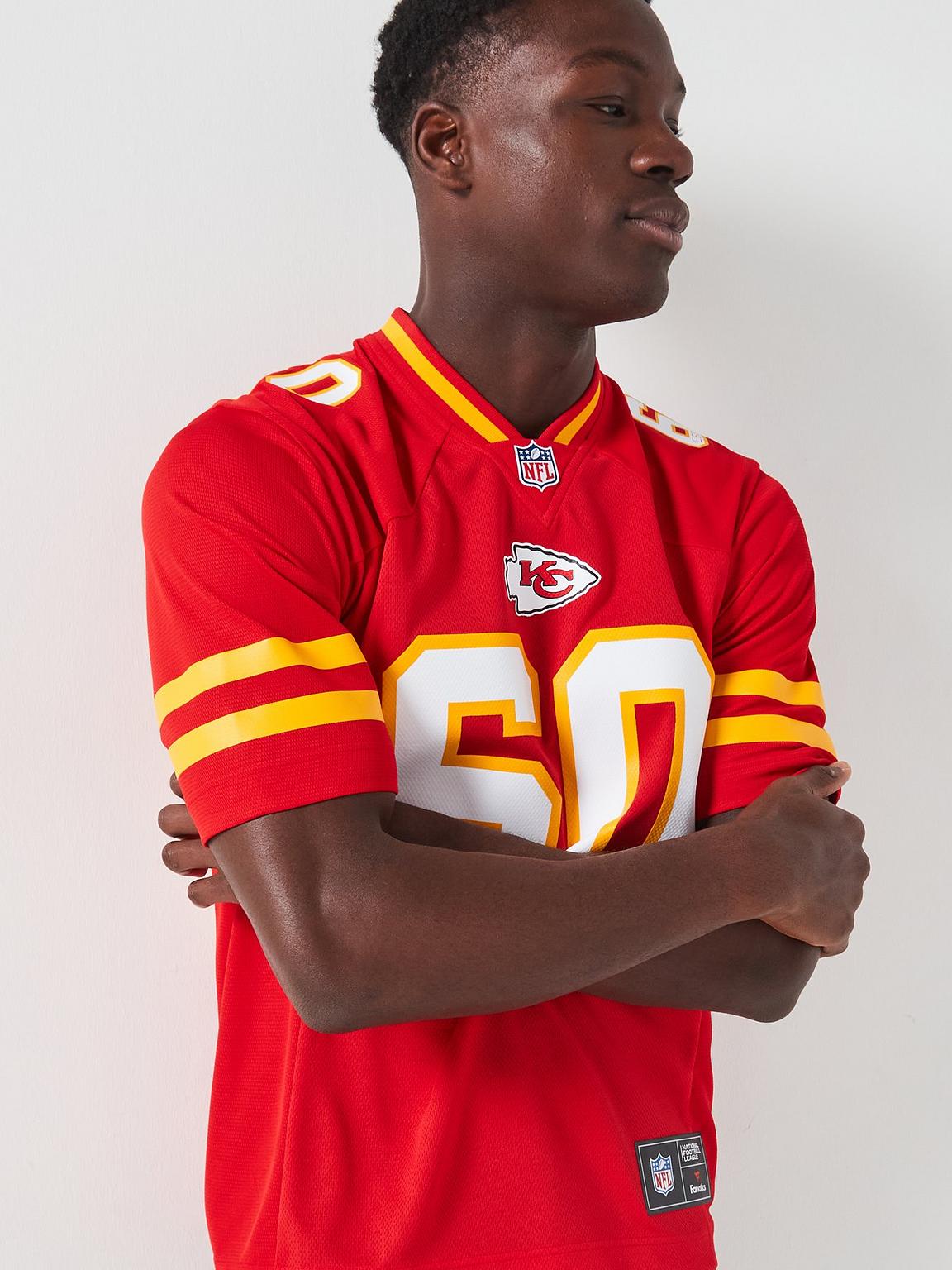 NFL Branded Jerseys Kansas City Chiefs NFL Foundation Replica Mesh Jersey - Red
