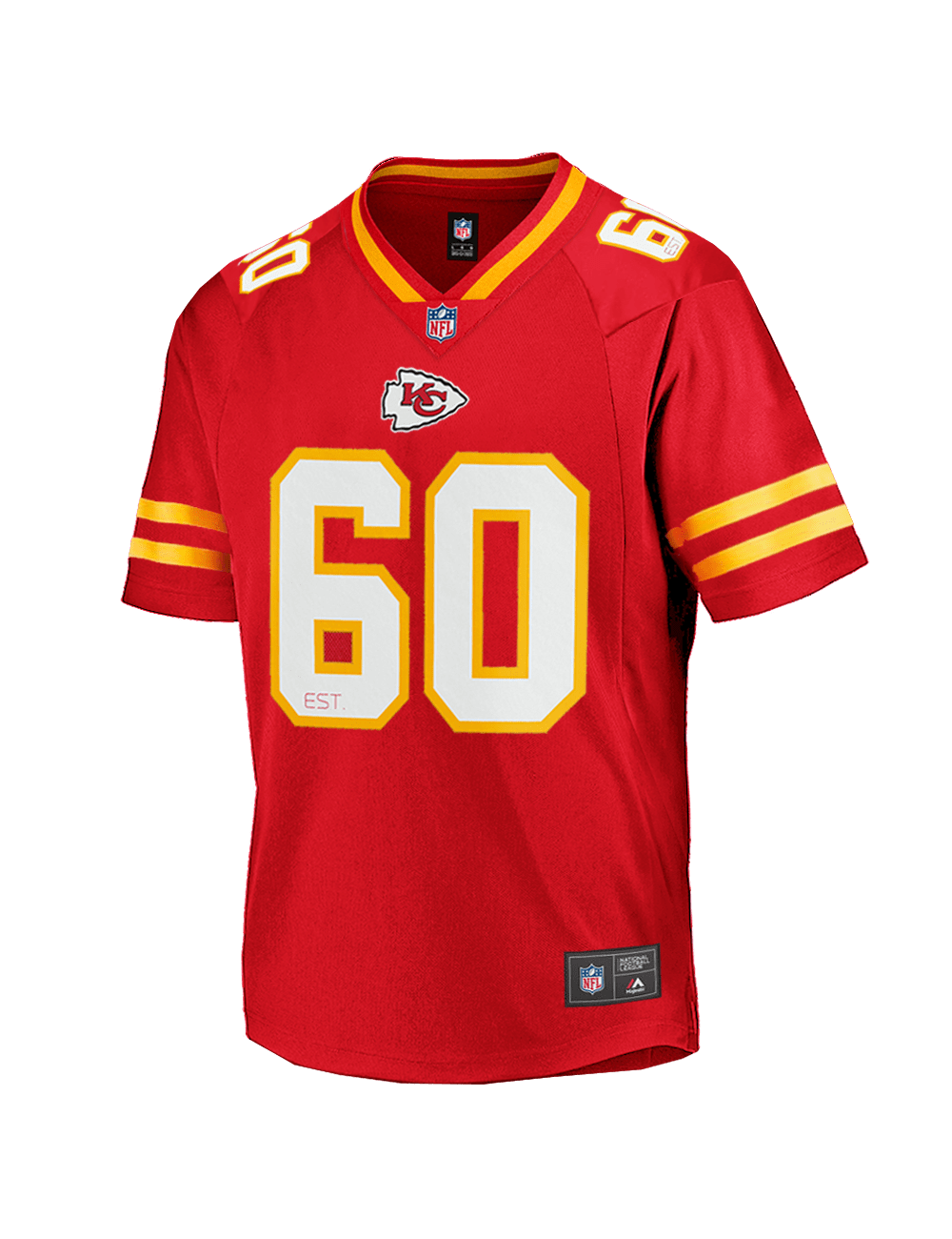 NFL Branded Jerseys Kansas City Chiefs NFL Foundation Replica Mesh Jersey - Red