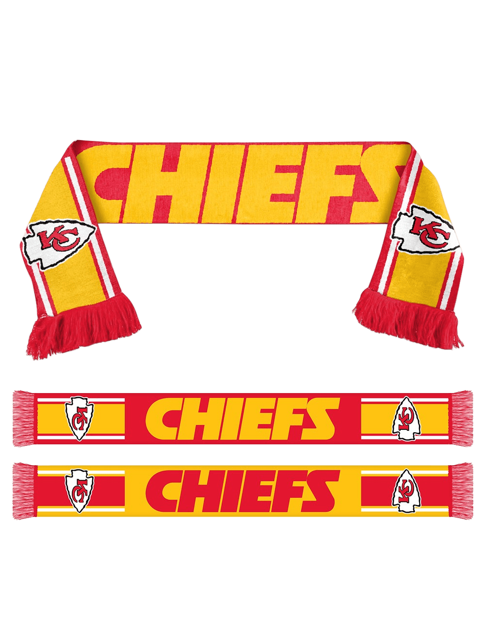 NFL Branded Accessories Unisex Kansas City Chiefs NFL Team Issue Unisex Scarf