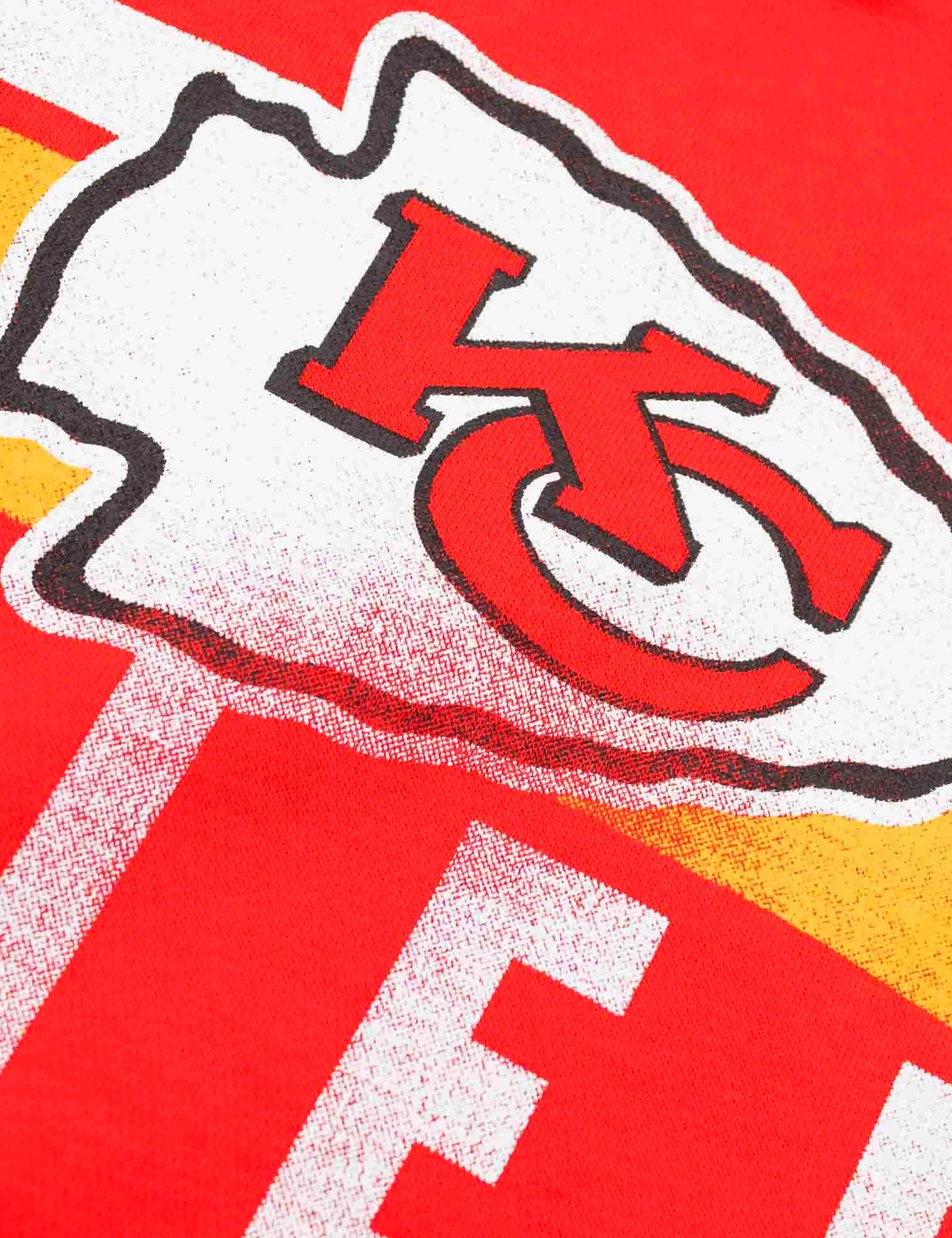 Nike Jumpers Kansas City Chiefs Nike NFL Team Stripes Hoodie Jumper - Red