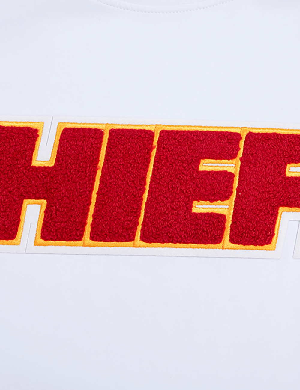 Pro Standard T-Shirts Kansas City Chiefs Pro Standard NFL Classic Chenille Flex T-Shirt - White