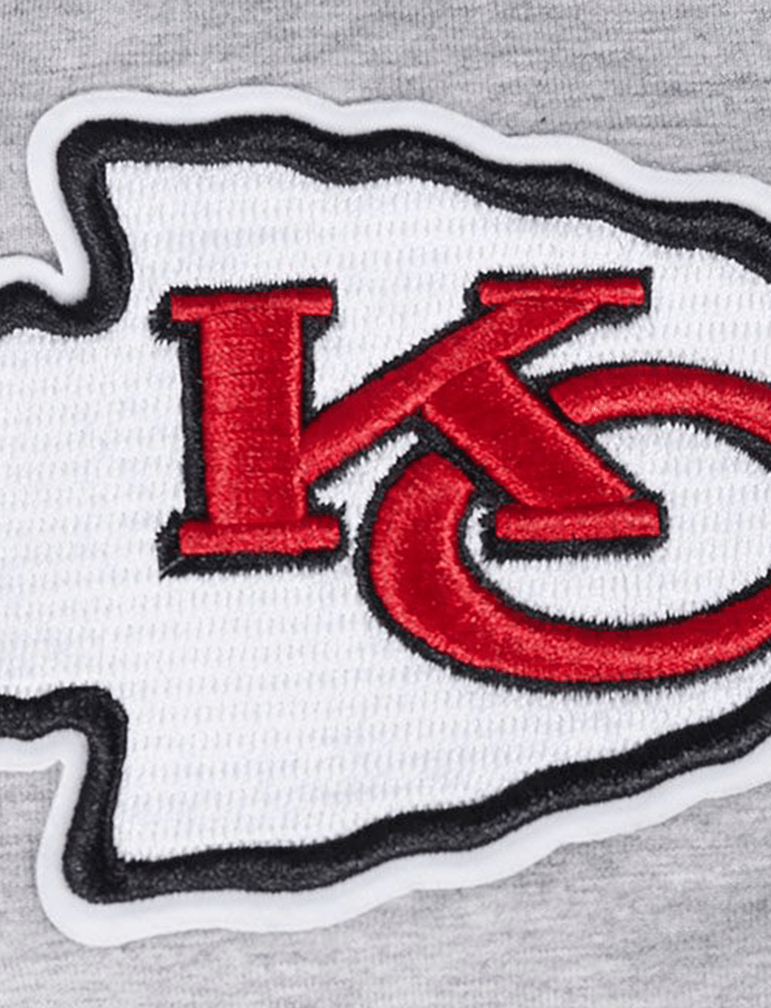 Pro Standard T-Shirts Kansas City Chiefs Pro Standard NFL Script Tail Flex T-Shirt - Grey Marle