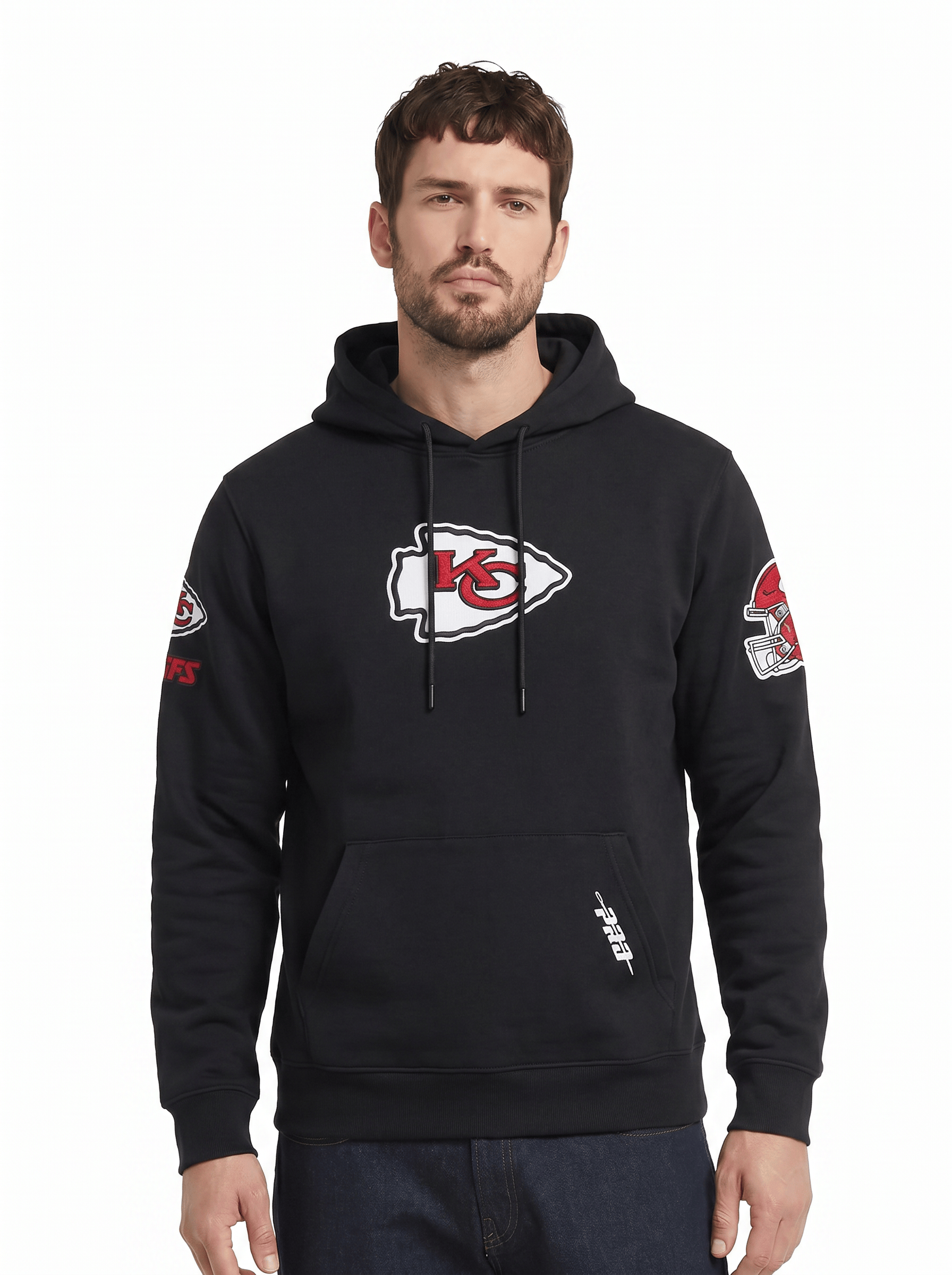 Pro Standard Jumpers Kansas City Chiefs Pro Standard NFL Team Chenille Flex Hoodie Jumper - Black