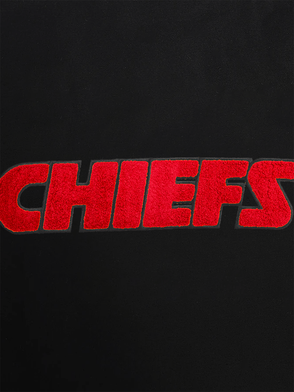 Pro Standard Jumpers Kansas City Chiefs Pro Standard NFL Team Chenille Flex Hoodie Jumper - Black