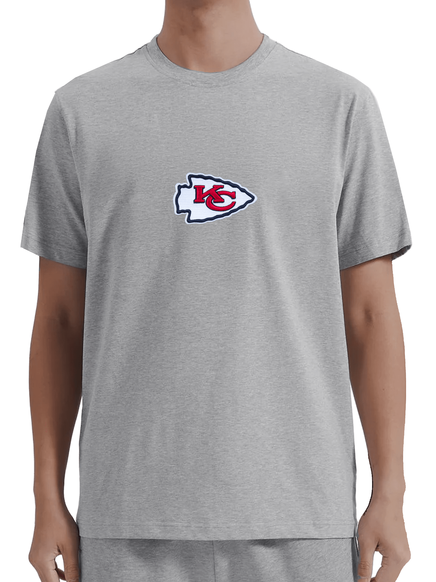 Pro Standard T-Shirts Kansas City Chiefs Pro Standard NFL Team Icon Flex T-Shirt - Heather Grey