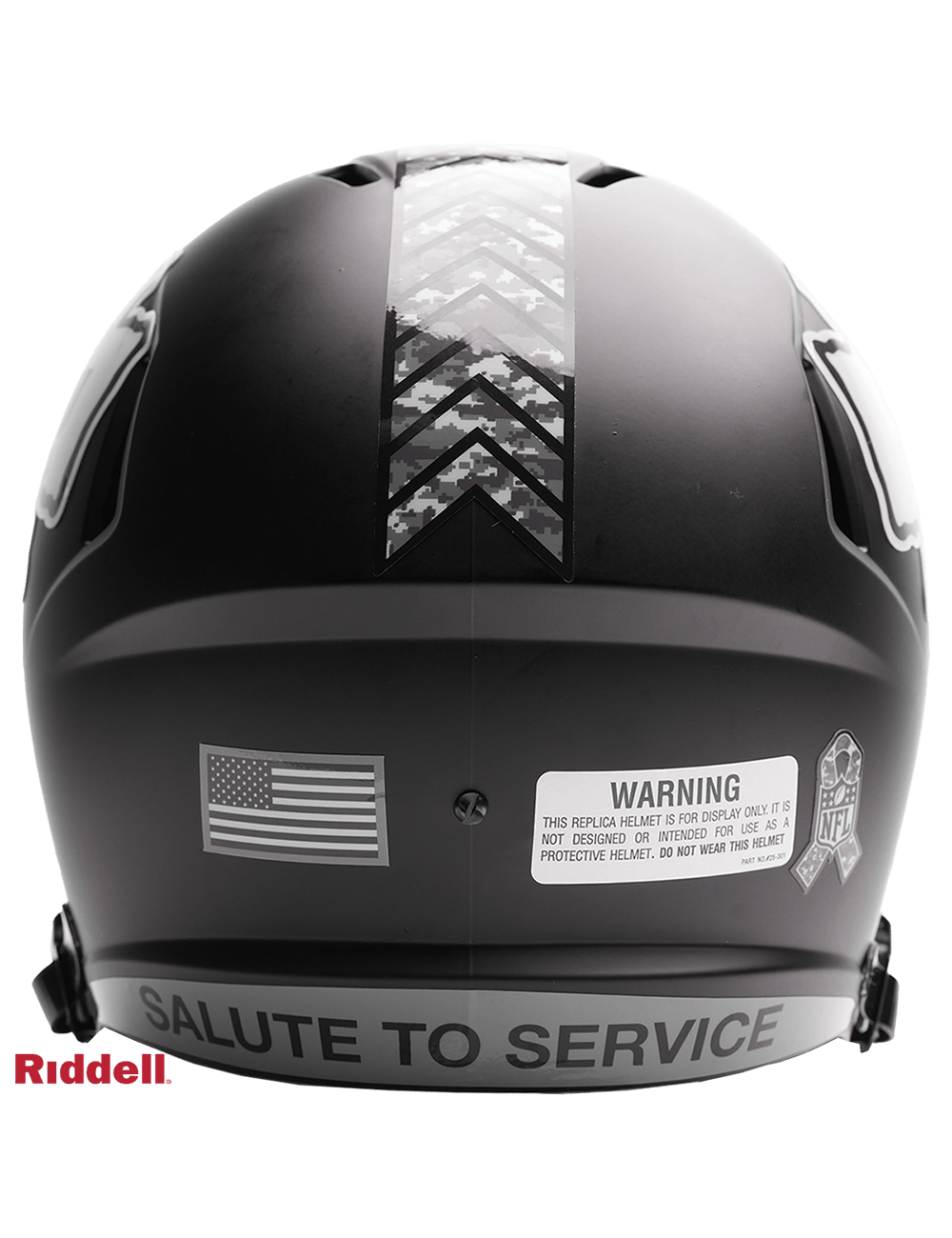 Riddell Helmets Kansas City Chiefs Riddell NFL 26 Salute To Service Speed Replica Full Size Helmet