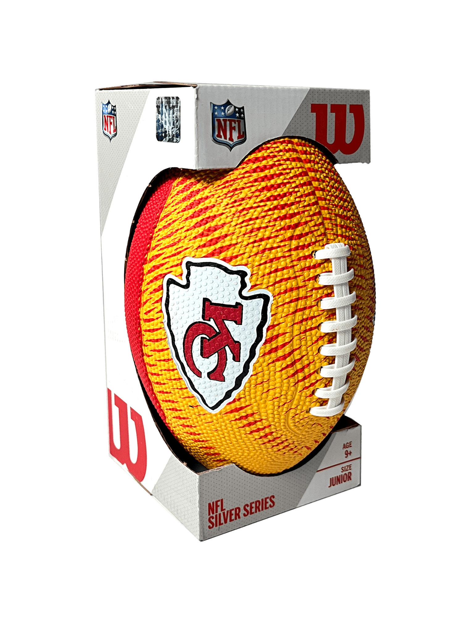 Wilson Sporting Goods Balls Kansas City Chiefs Wilson NFL Team Tailgate Junior Football