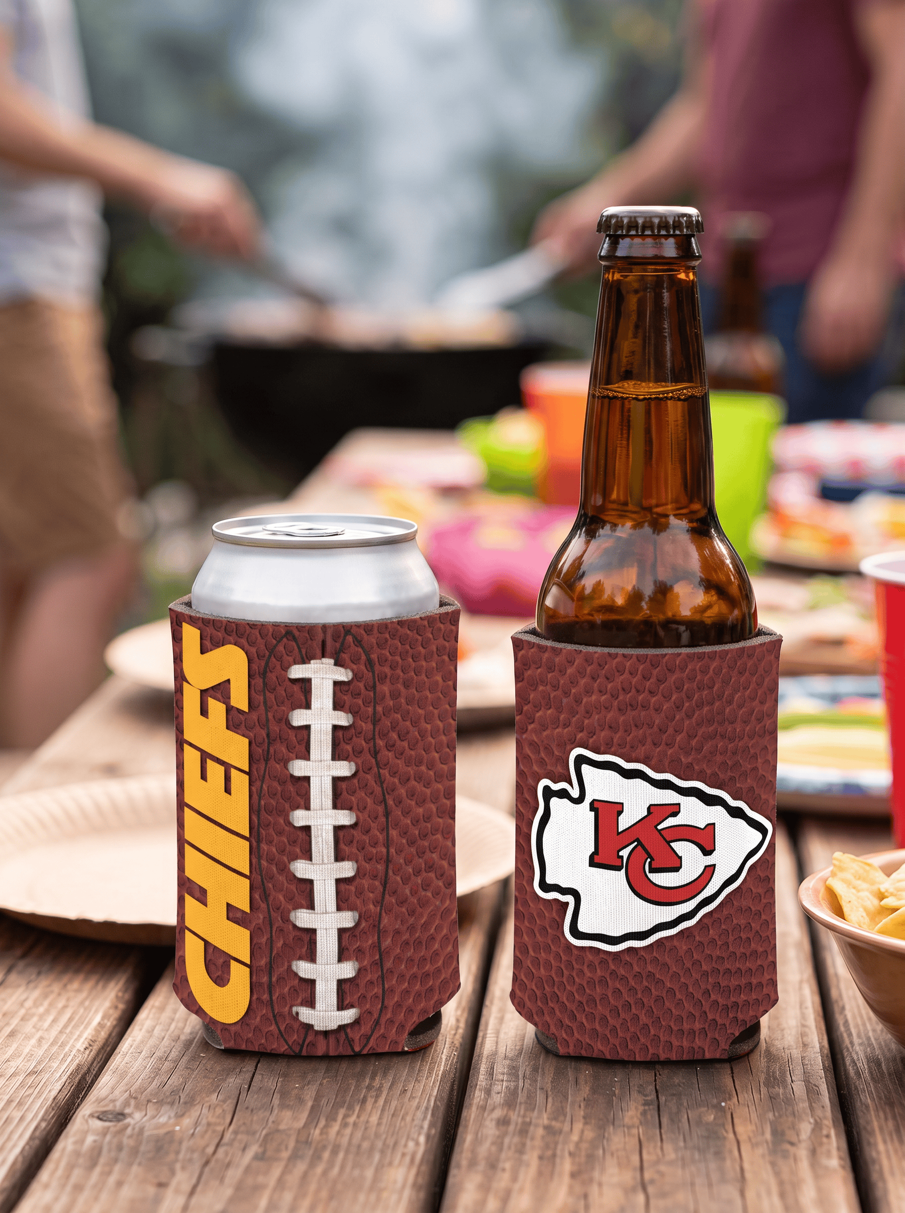Wincraft Accessories Kansas City Chiefs Wincraft NFL Football Can Cooler/Stubby Holder