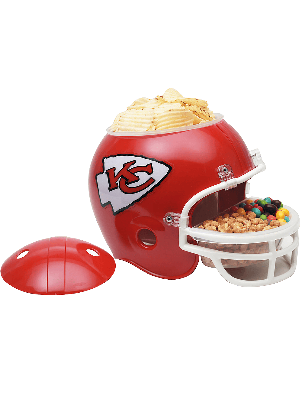 Wincraft Accessories Kansas City Chiefs Wincraft NFL Full Size Multi Compartment Snack Helmet