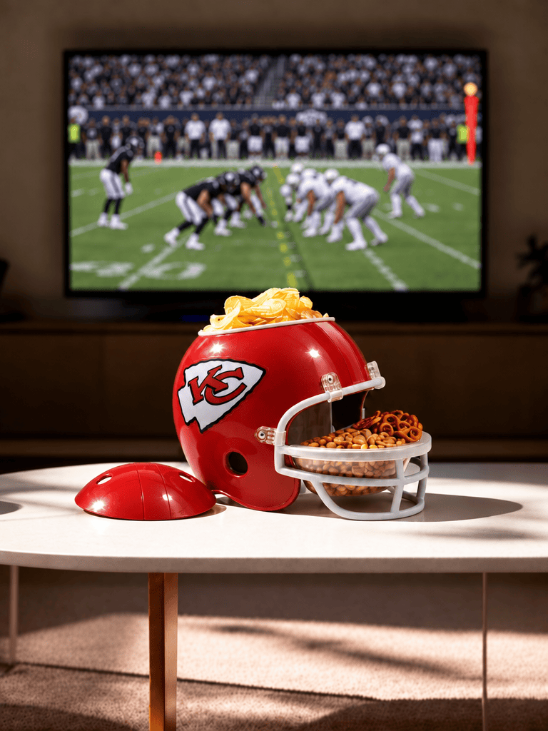 Wincraft Accessories Kansas City Chiefs Wincraft NFL Full Size Multi Compartment Snack Helmet