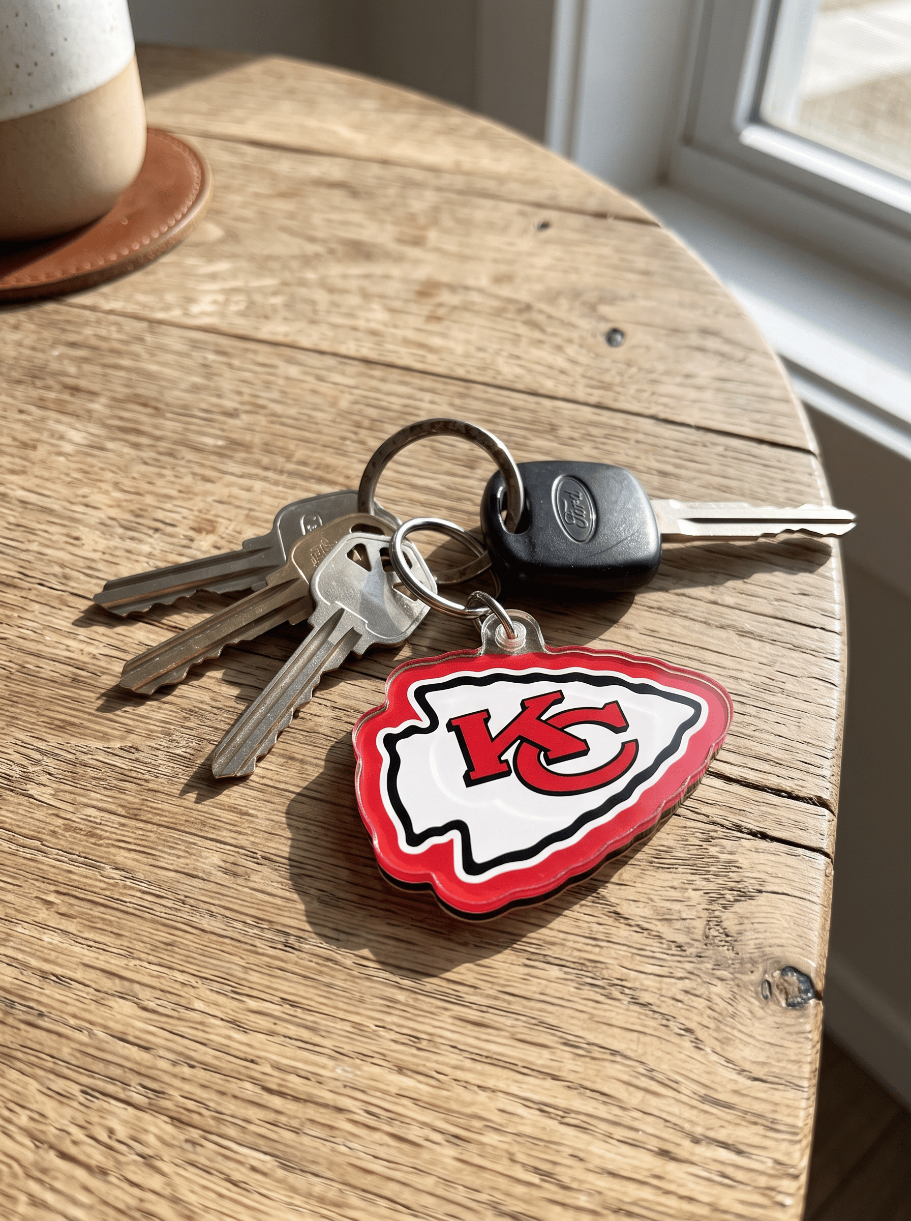Wincraft Accessories Kansas City Chiefs Wincraft NFL Premium Acrylic Team Key Ring