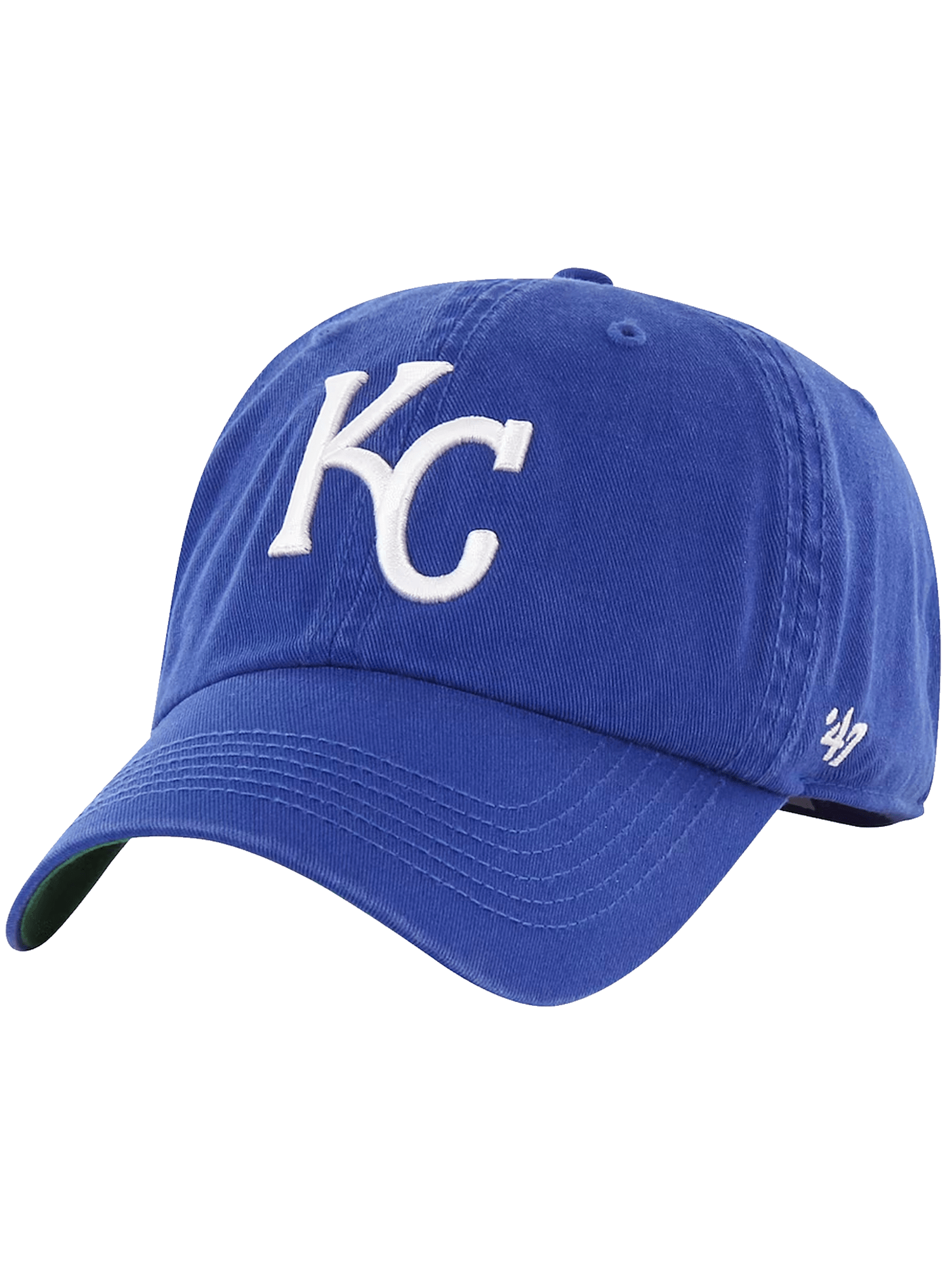 47 Brand Caps Kansas City Royals '47 MLB Team Clean Up Strapback Hat - Blue