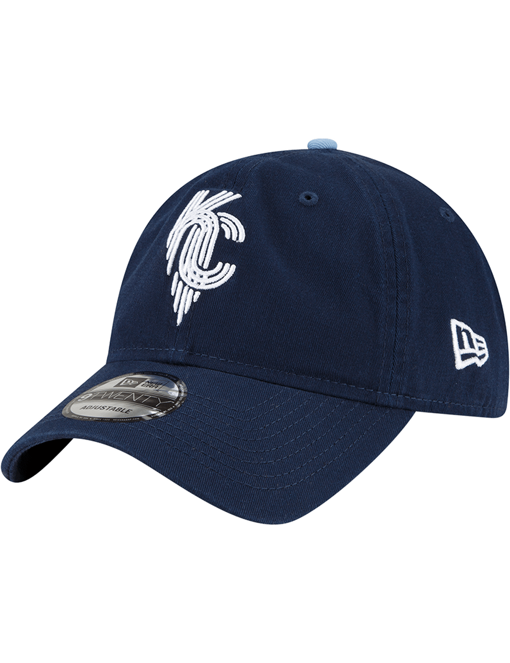 New Era Caps Kansas City Royals New Era MLB City Connect 9TWENTY Strapback Hat - Navy
