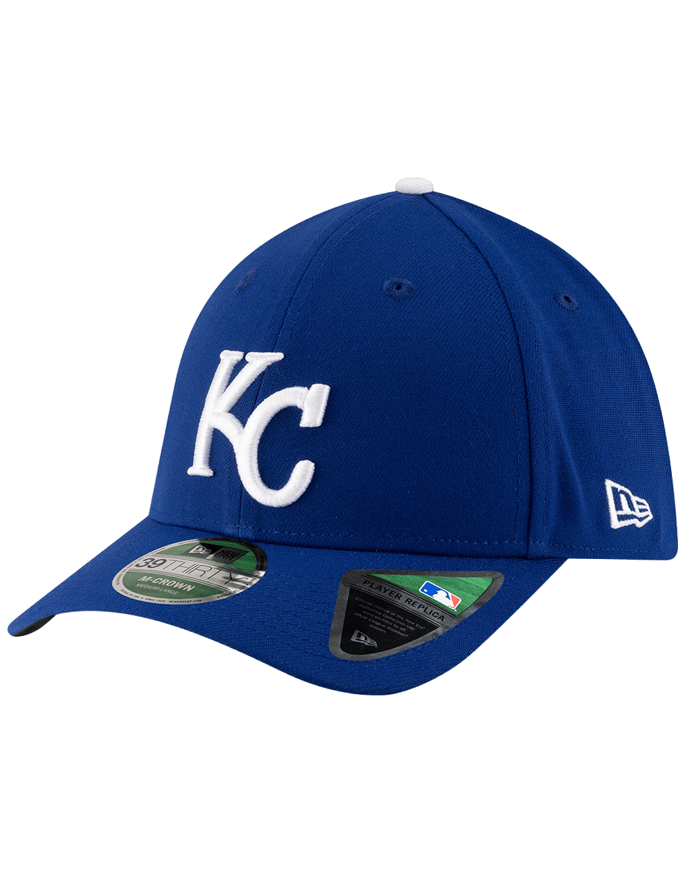 New Era Caps Kansas City Royals New Era MLB Player Replica 39THIRTY M-Crown Stretch-Fit Hat - Blue