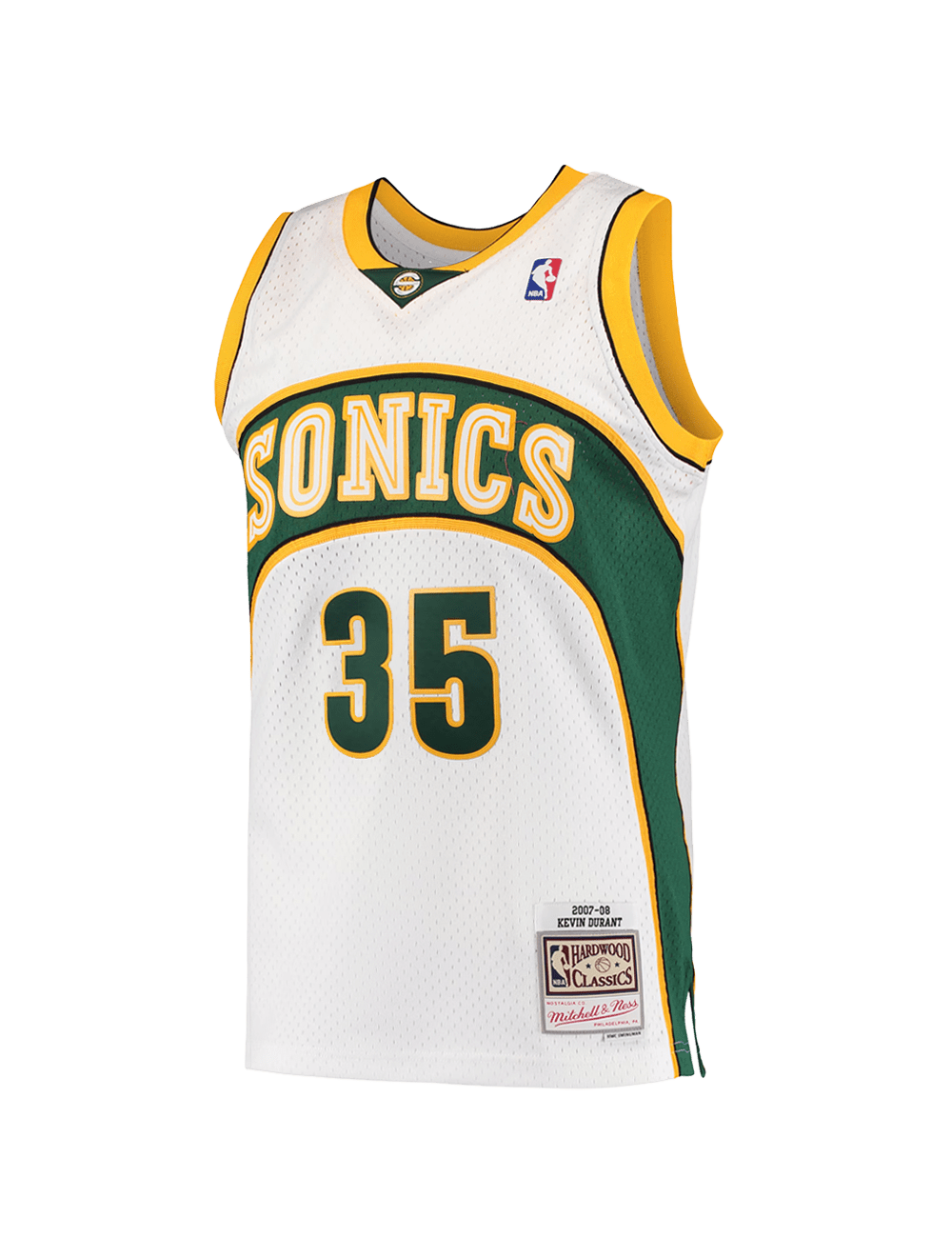Mitchell And Ness Jerseys Kevin Durant Seattle Supersonics Mitchell & Ness NBA 07-08 Home HWC Swingman Jersey - White