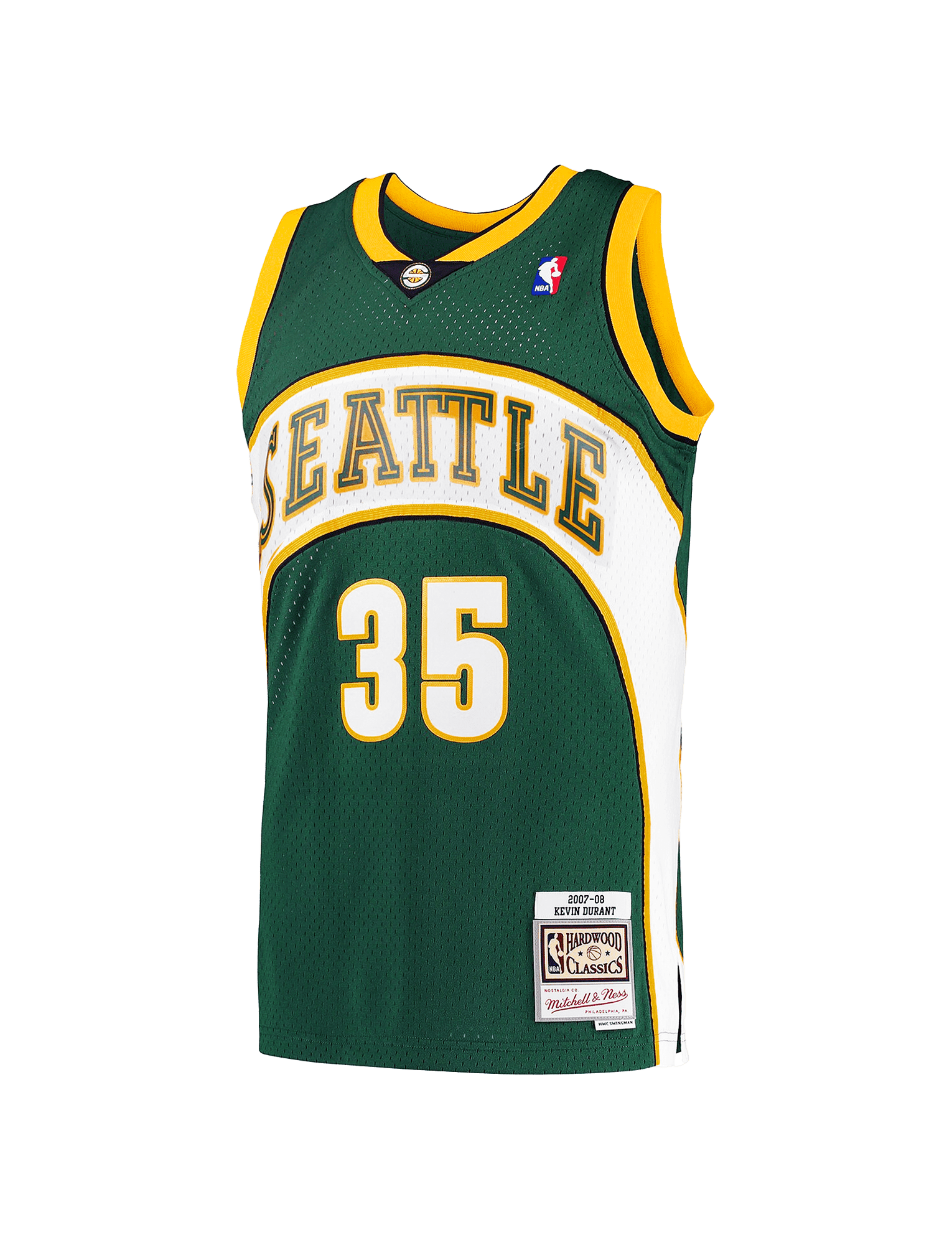 Mitchell And Ness Jerseys Kevin Durant Seattle Supersonics Mitchell & Ness NBA 07-08 Road HWC Swingman Jersey - Green