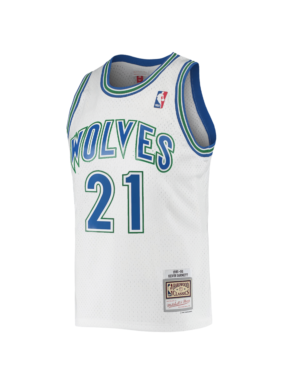 Mitchell And Ness Jerseys Kevin Garnett Minnesota Timberwolves Mitchell & Ness NBA 95-96 Home HWC Swingman Jersey - White