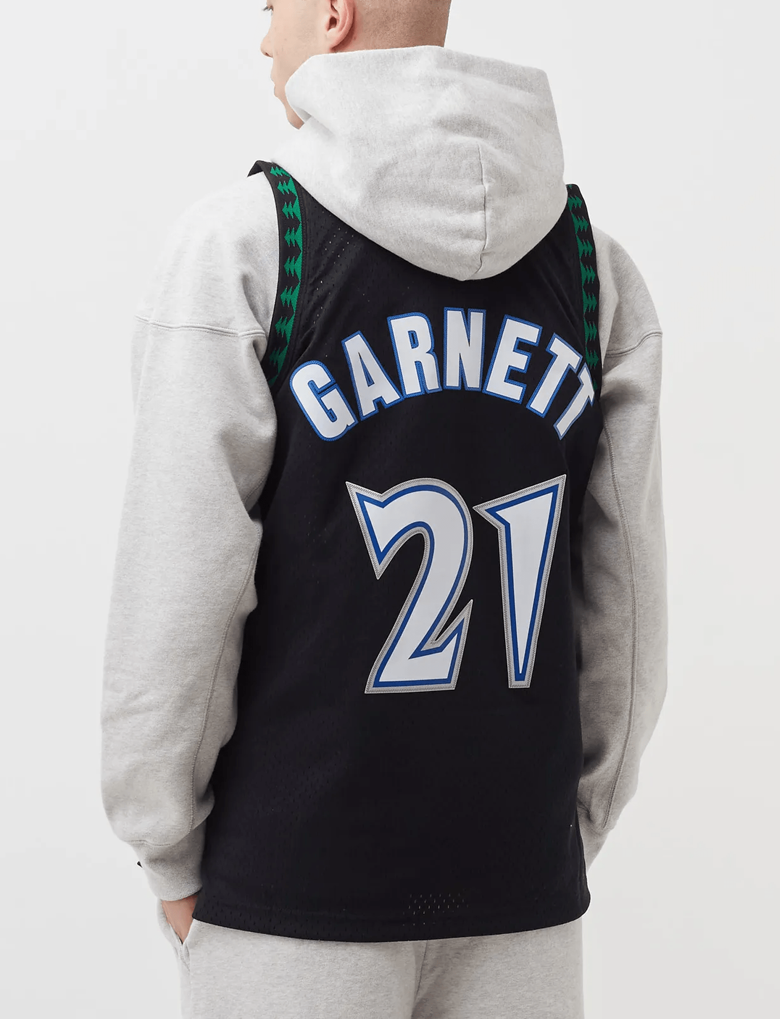 Mitchell And Ness Jerseys Kevin Garnett Minnesota TImberwolves Mitchell & Ness NBA 97-98 HWC Swingman Jersey - Black