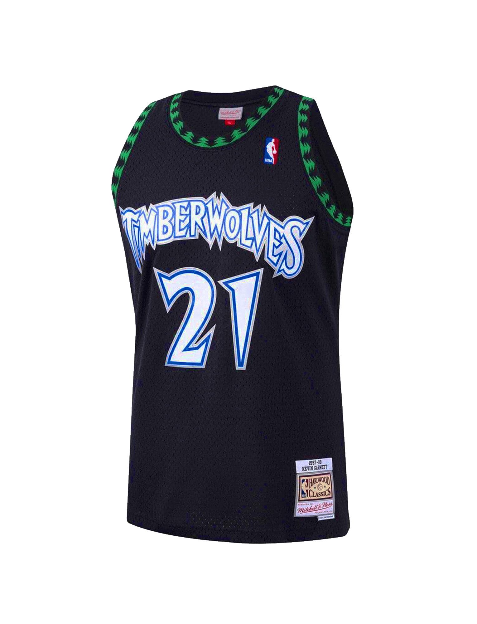 Mitchell And Ness Jerseys Kevin Garnett Minnesota TImberwolves Mitchell & Ness NBA 97-98 HWC Swingman Jersey - Black