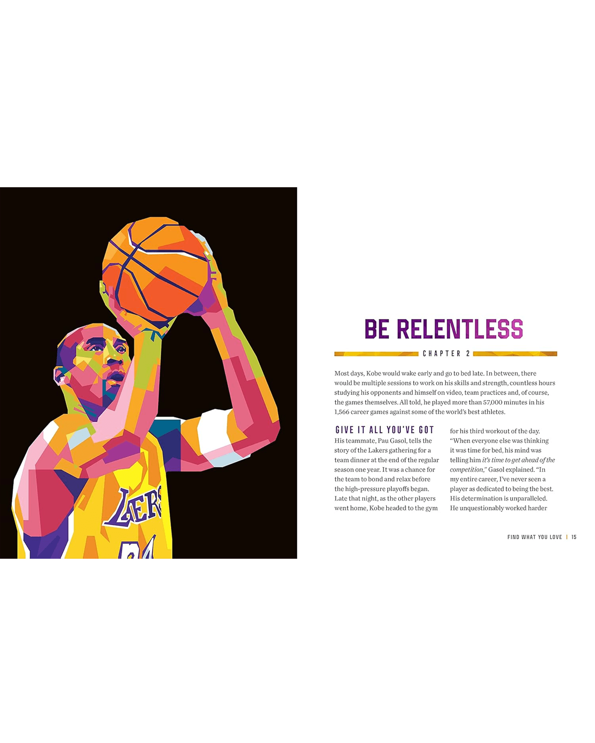 Hachette Group Books Kobe Bryant Los Angeles Lakers NBA Life Lessons Hardcover Book