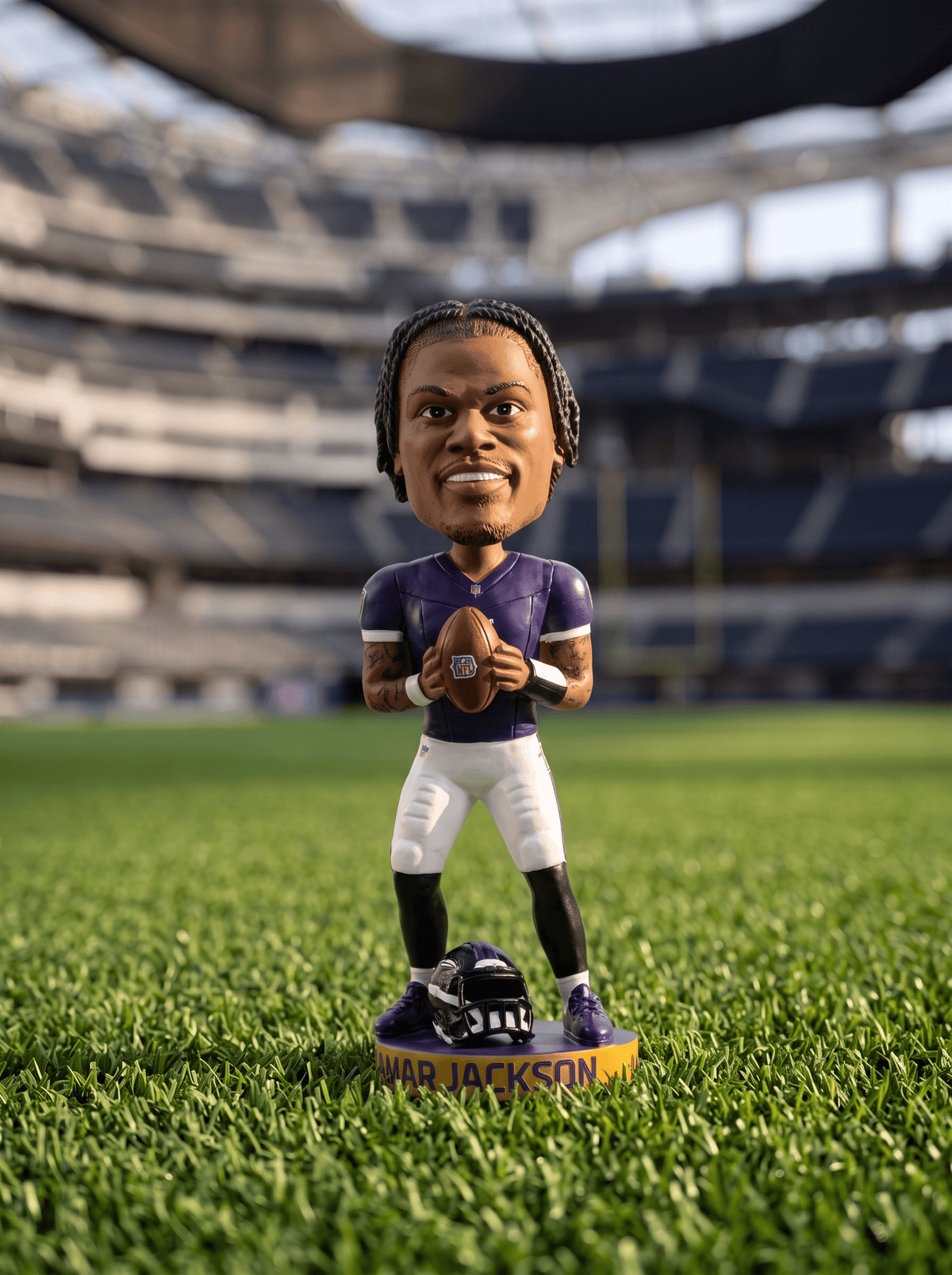 NFL Branded Figures Lamar Jackson Baltimore Ravens NFL 18cm Bobblehead Figure