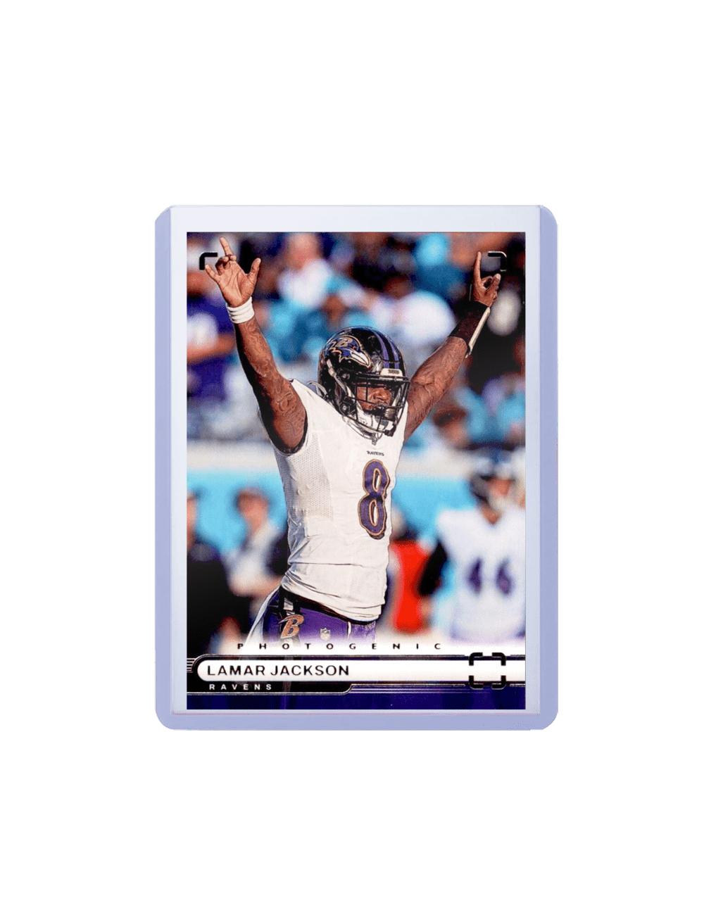 Panini Cards Lamar Jackson Baltimore Ravens Panini NFL 22 Photogenic Card
