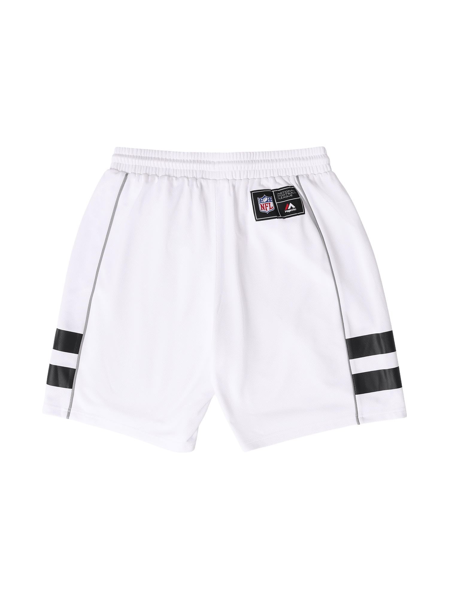 Majestic Athletic Shorts Las Vegas Raiders Majestic NFL Team Fan Mesh Shorts - White