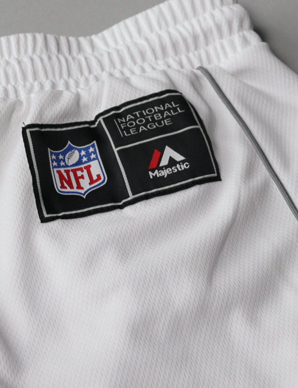 Majestic Athletic Shorts Las Vegas Raiders Majestic NFL Team Fan Mesh Shorts - White