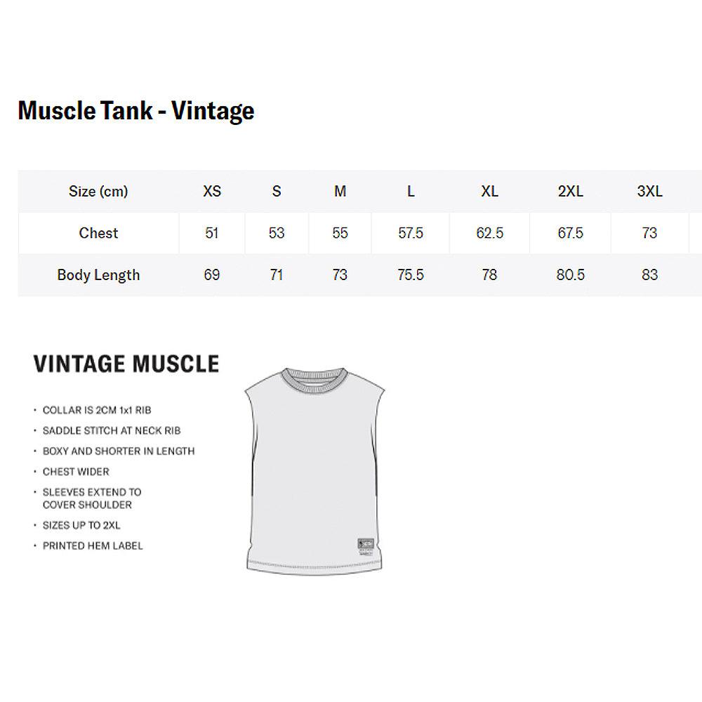 Mitchell And Ness T-Shirts Las Vegas Raiders Mitchell & Ness NFL 77 AFC Vintage Muscle T-Shirt - Faded Black