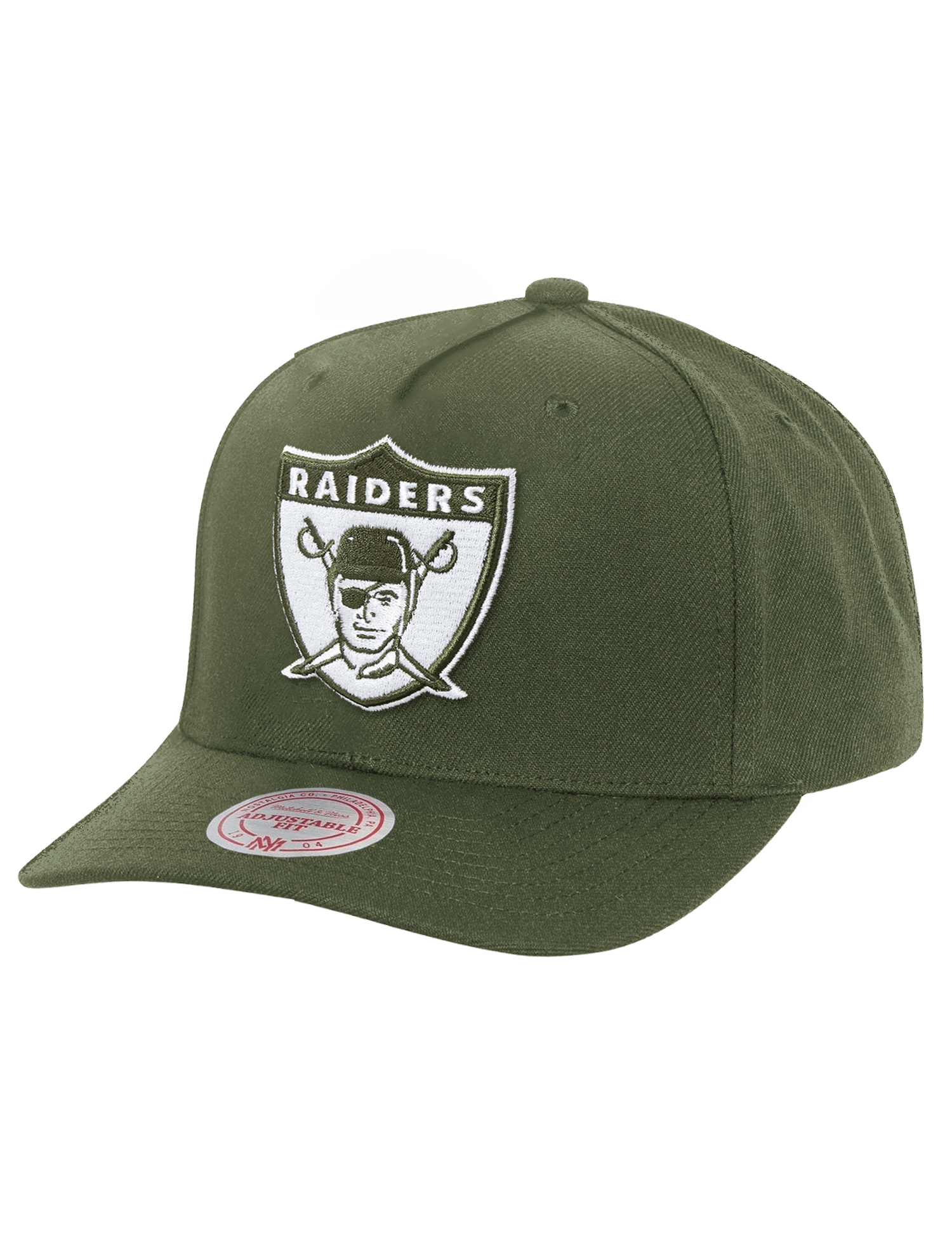 Mitchell And Ness Caps Las Vegas Raiders Mitchell & Ness NFL Tonal MVP Snapback Hat - Olive