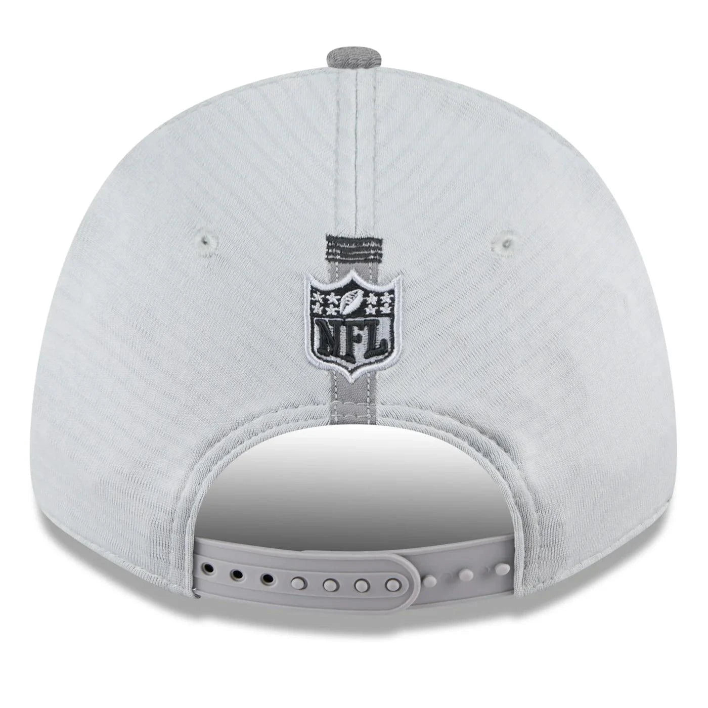 New Era Caps Las Vegas Raiders New Era NFL 24 Training 9FORTY Stretch-Snapback Hat - Grey