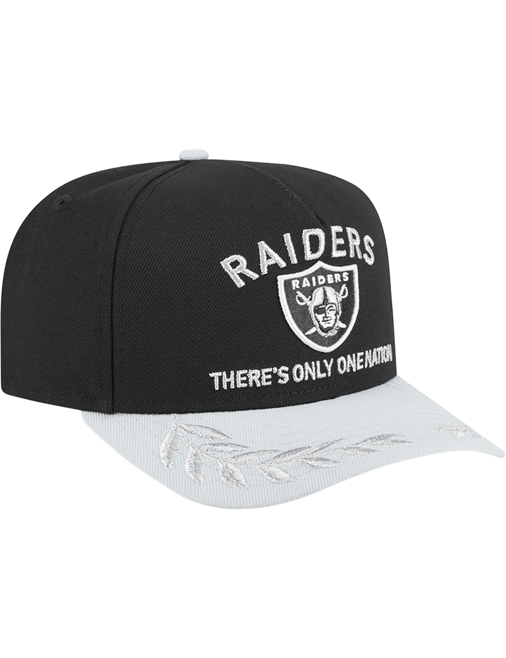 New Era Caps Las Vegas Raiders New Era NFL 25 Draft Pre-Curved 9FIFTY A-Frame Snapback Hat - Black