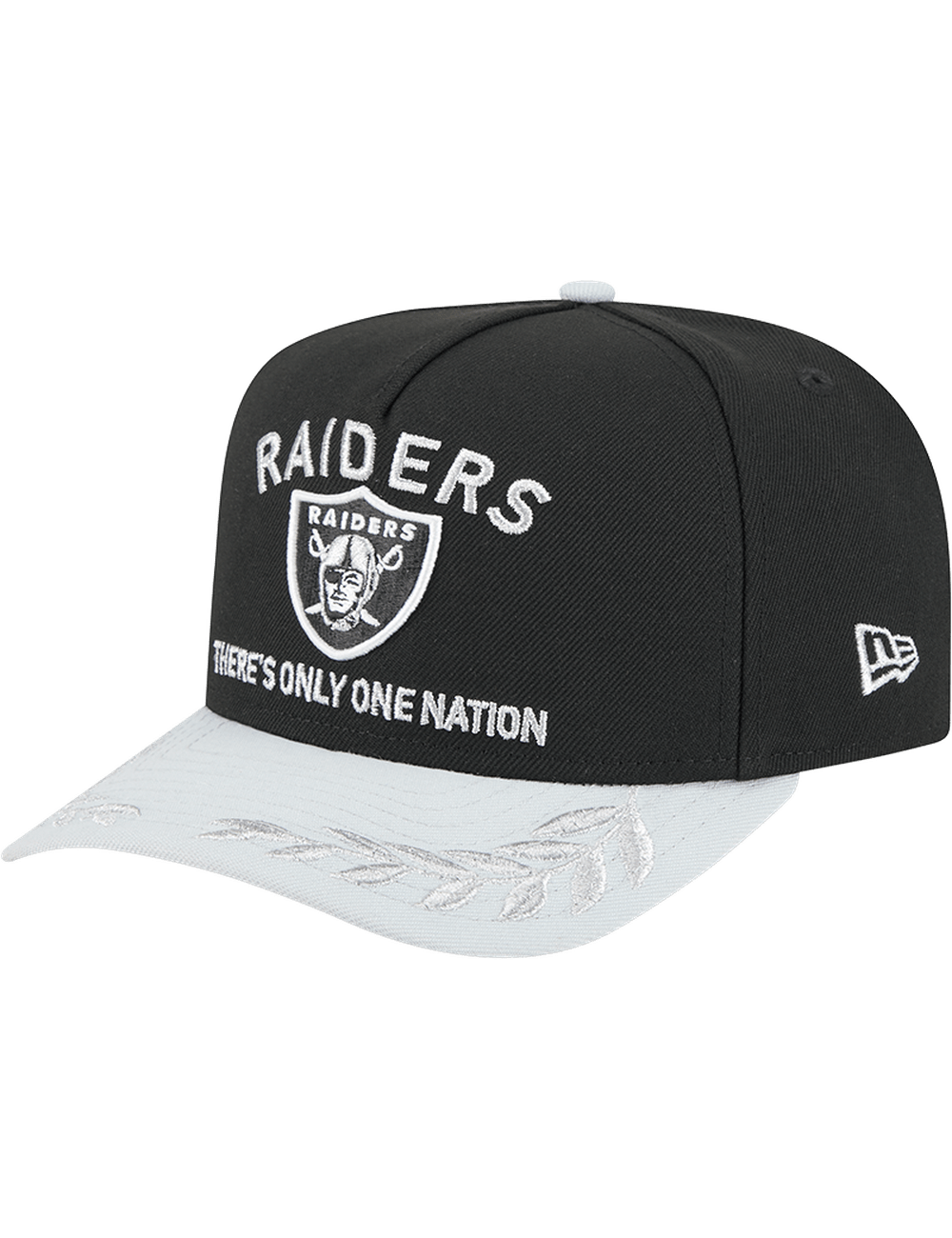 New Era Caps Las Vegas Raiders New Era NFL 25 Draft Pre-Curved 9FIFTY A-Frame Snapback Hat - Black