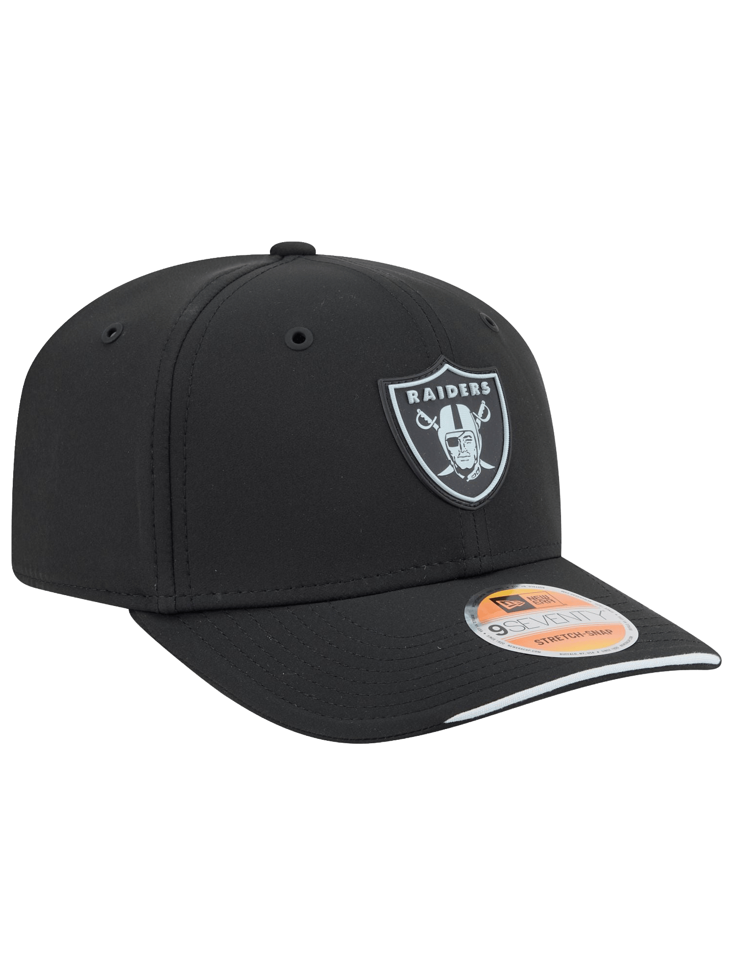 New Era Caps OSFM Las Vegas Raiders New Era NFL 26 Sideline 9SEVENTY Stretch-Snapback Hat - Black