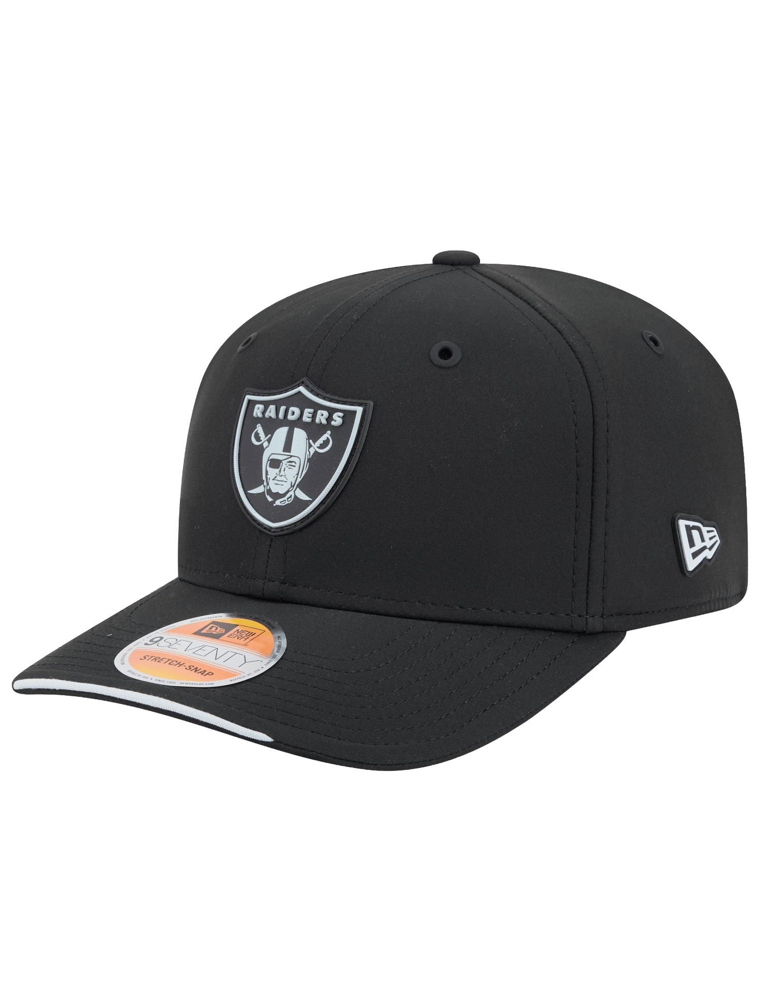 New Era Caps OSFM Las Vegas Raiders New Era NFL 26 Sideline 9SEVENTY Stretch-Snapback Hat - Black