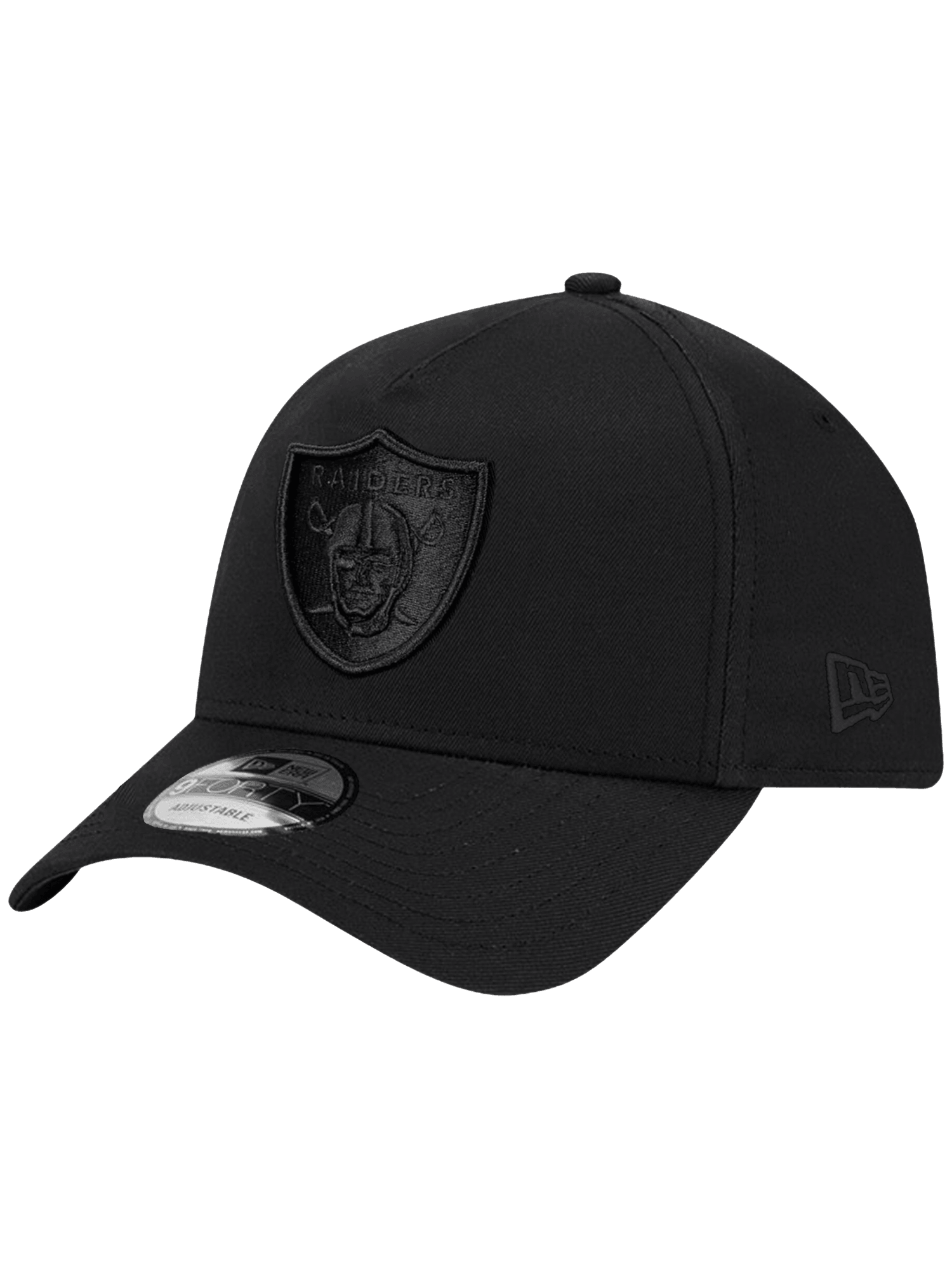 New Era Caps Las Vegas Raiders New Era NFL Black On Black 9FORTY A-Frame Snapback Hat