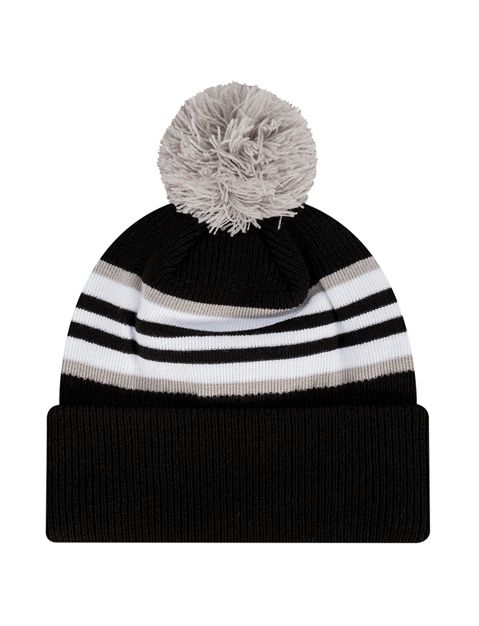 New Era Beanies Las Vegas Raiders New Era NFL Stripe Hit Knit Beanie - Black