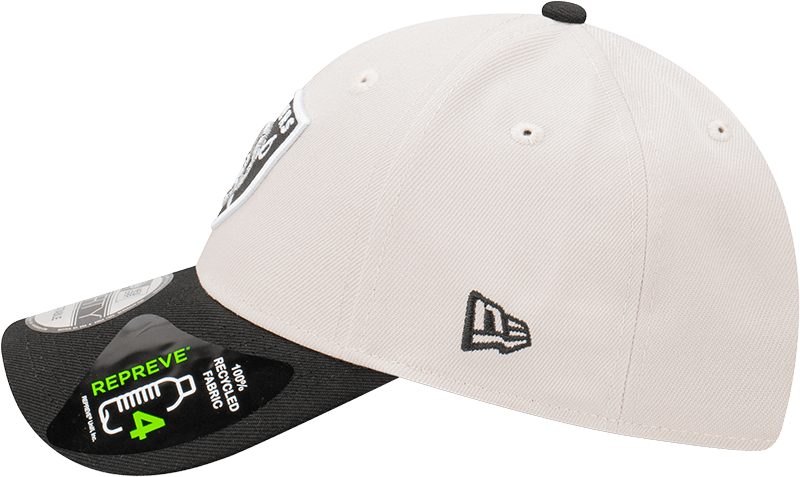 New Era Caps Las Vegas Raiders New Era NFL Team 2 Tone Repreve 9FORTY Strapback Hat - Stone
