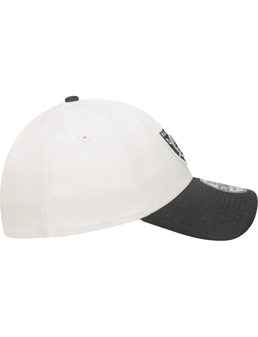 New Era Caps Las Vegas Raiders New Era NFL Team 2T 39THIRTY Stretch-Fit Hat - Chrome